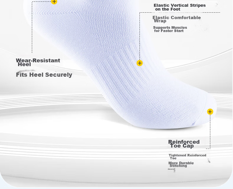LI-NING Socks (4 Pairs) Sports Socks Unisex Summer Breathable Mid-Calf Anti-Odor Sweat-Absorbing Running Badminton Socks 6