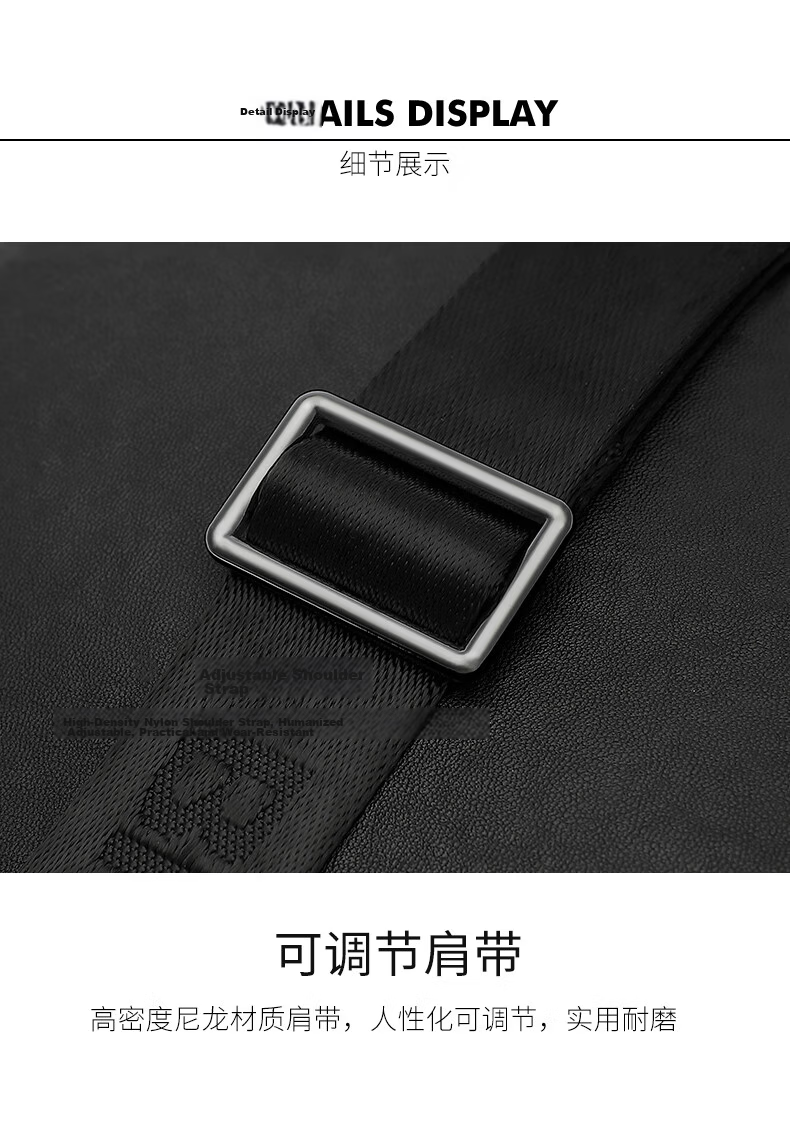 American Bison Men's Genuine Leather Business Briefcase Horizontal Casual Laptop Bag Birthday Gift 11