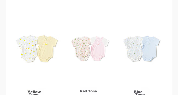 BALABALA Children's Cotton Triangle Shirt, New Summer Thin Style, Baby Bodysuit Two-Piece Set, for Newborns 0-6 Months 35