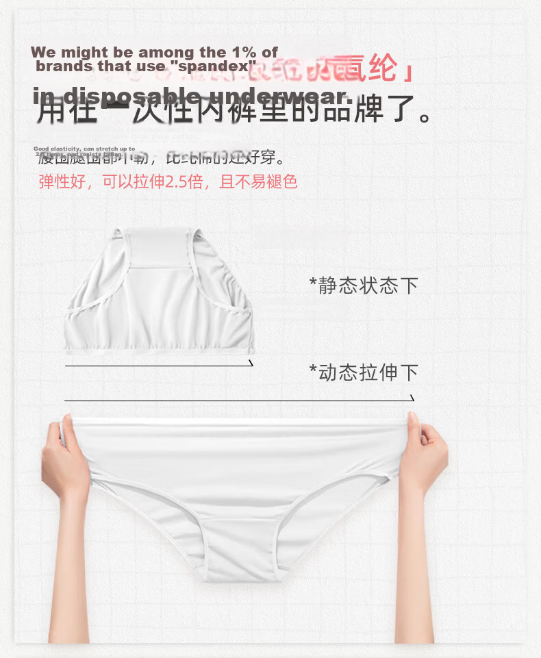 Mianxiaoran Men's Disposable Boxer Briefs Sterile Plus Size Travel Sterilized Individually Packaged Daily Use 10