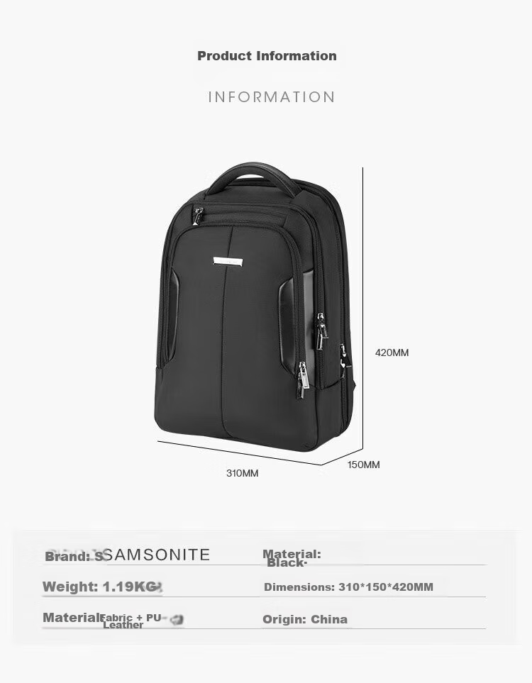 Xinxiuli Laptop Sleeve, Business Briefcase with Handheld Strap, BP0*09009, Black, 15.6 Inches 4