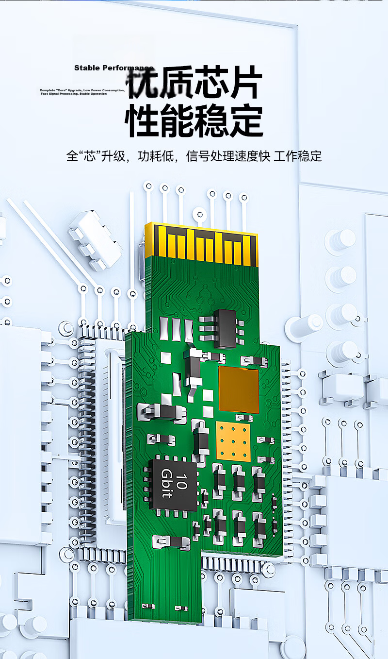Sanze [Hot-Swappable] Gigabit Optical Module SFP+ Fiber Module 1.25G Single-Mode Dual Fiber 1310nm Compatible with Huawei LC Interface 10km SMQ10S 4