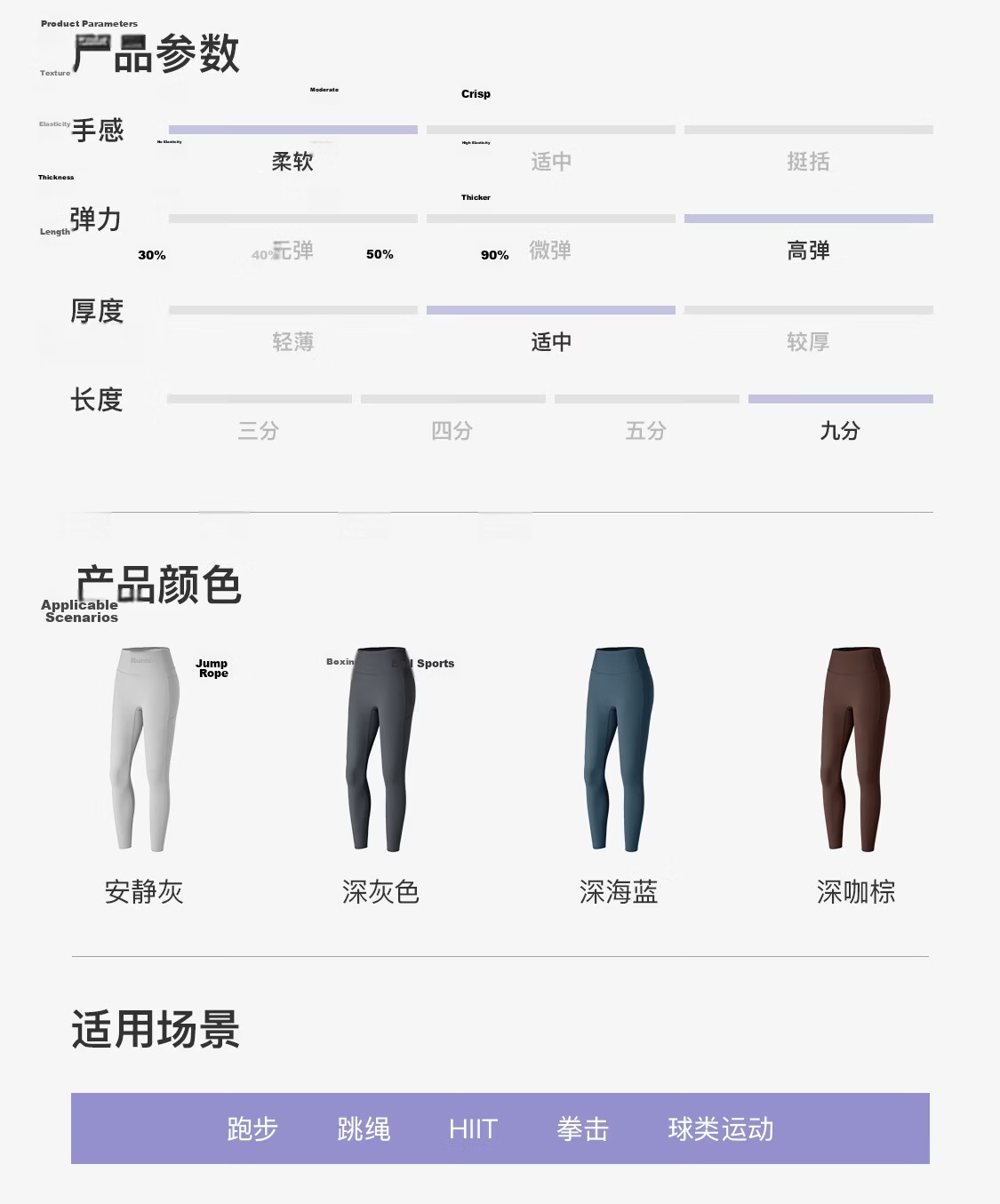 Keep New Women's Yoga Pants Sports Leggings Quick-Dry Seamless Hip-Lifting Fitness Pilates Training Wear 0612 4