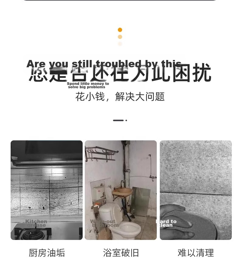 Washi Kitchen Oil-Proof Wall Sticker Self-Adhesive Imitation Tile Aluminum-Plastic Waterproof High-Temperature Resistant Bright White 40x80cm 5-Pack 2