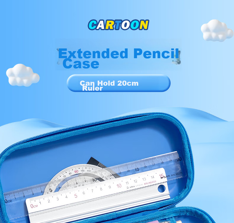 M&G Stationery Primary School Pencil Case Prince EVA Large Capacity Pencil Box Lightweight Durable PP Pencil Case Birthday Gift 13