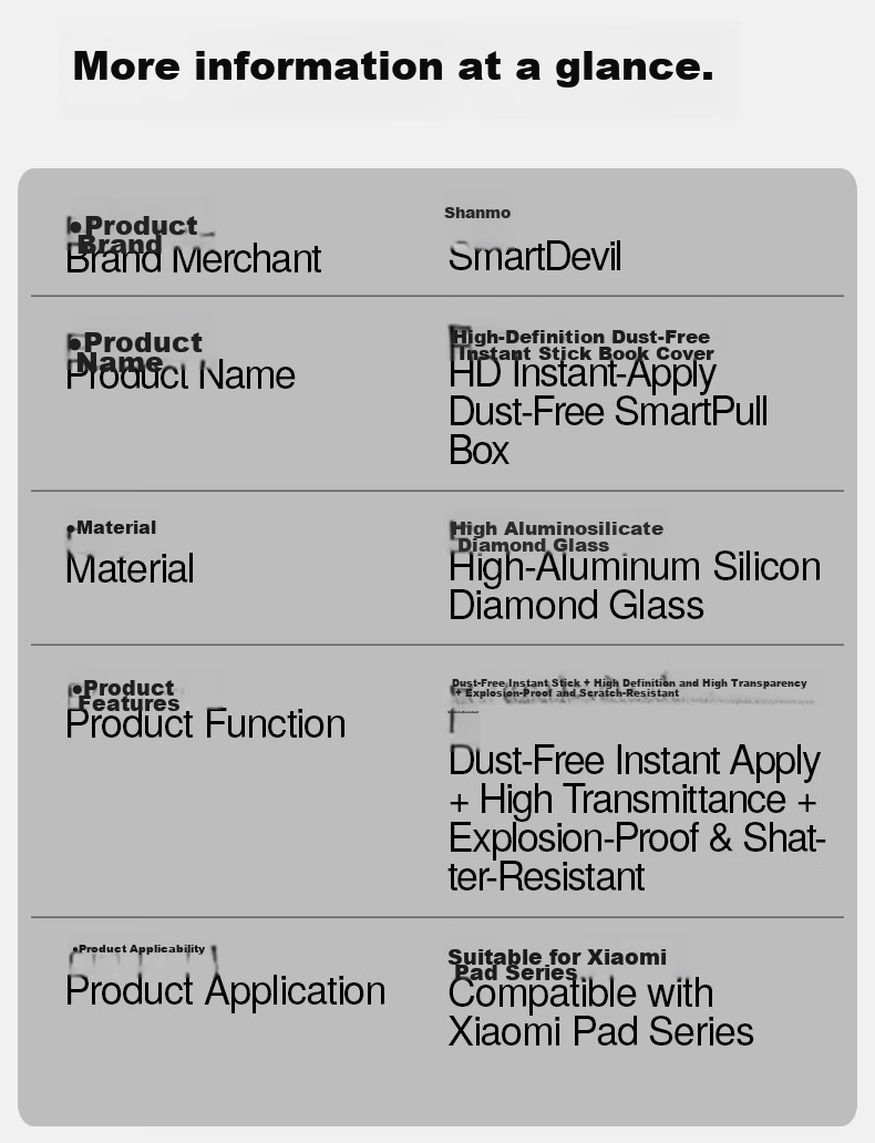Shanmo Tempered Glass Screen Protector for Xiaomi Pad 7S Pro, 12.5-Inch, 2025 Model, 7spro, Dust-Free Box, Anti-Dust, Anti-Fingerprint, HD Protective Film 17