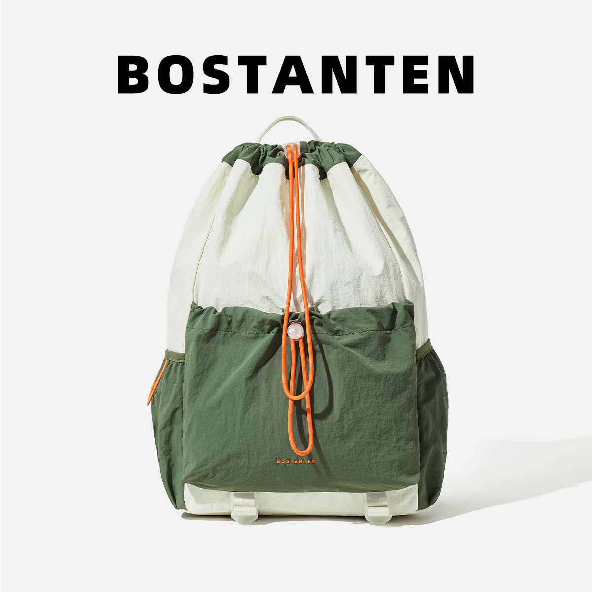 Bostanten Men's Lightweight Drawstring Backpack Student School Bag Sports Hiking Large Capacity Outdoor Cycling Backpack for Women