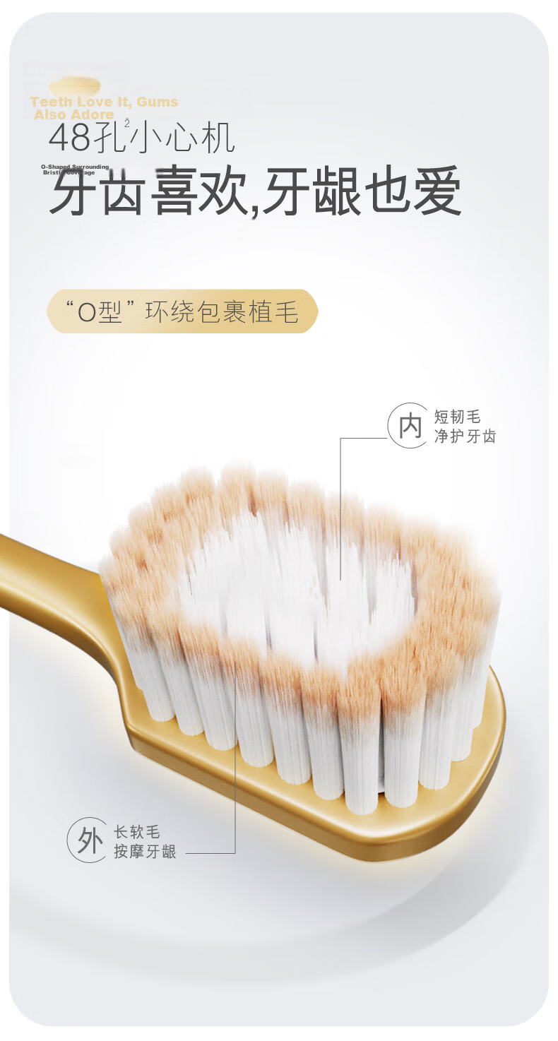 Colgate [Same As Member Store] 48-Hole Wide Head Gum Protection Ultra-Fine Soft Bristle Toothbrush *1 Piece Adult Toothbrush Deep Cleaning 6