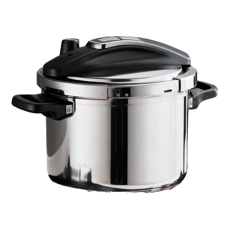 ASD Pressure Cooker 304 Stainless Steel One-Touch Pressure Cooker 100KPa Gas and Induction Cooker Compatible YS22B5WJ1