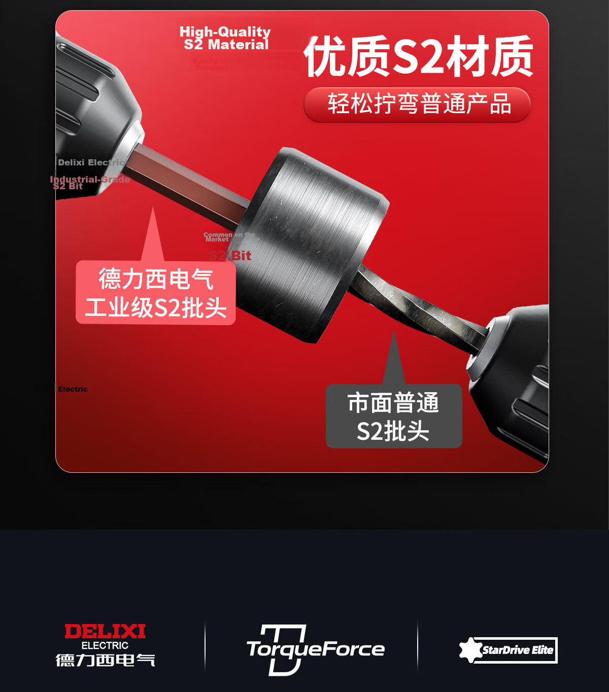 Delixi Hexagon Allen Wrench Bit Set Electric Wrench Socket Tool Complete Plum Blossom Star Bit Kit 8