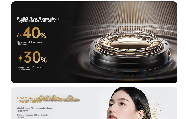 IKF Loulan [Heavy New Product] ANC Active Noise Cancelling Wireless Bluetooth In-Ear Earphones LDAC High-Quality Bluetooth 6.0 Gaming Music 2026 New Model Khaki 6