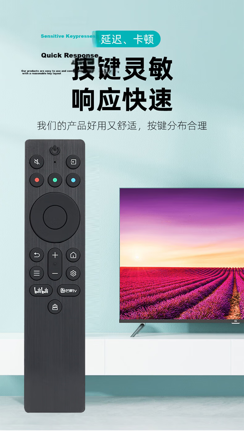 Nichu Universal Remote Control Compatible with Samsung TVs, Suitable for LCD Smart Curved Screen BN59-01259D UA49/UA55/UA65K, Fully Compatible with All Samsung Models 4