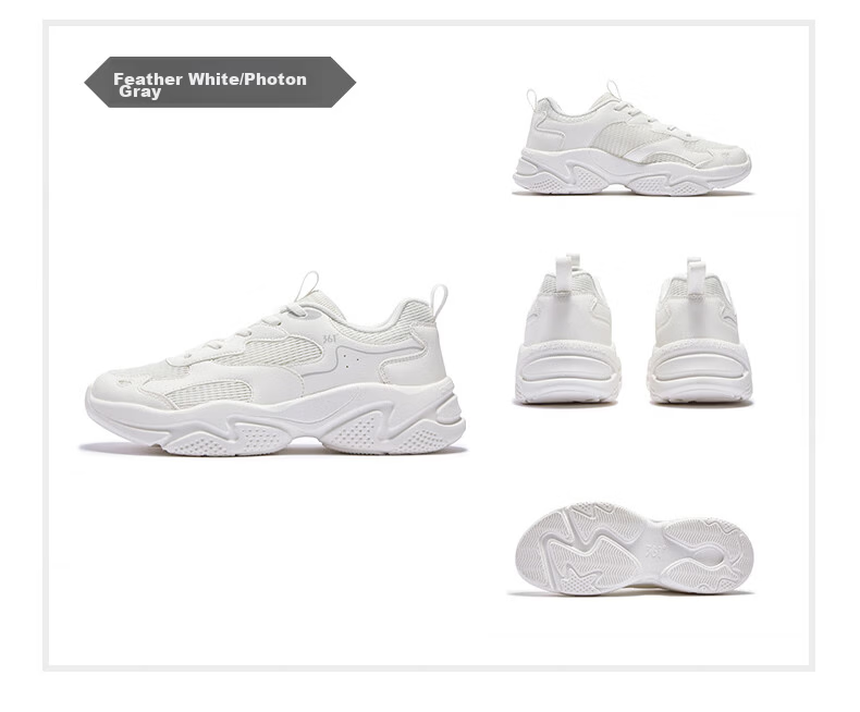 361° Cloud Casual Women's Shoes Summer Mesh Breathable Commuting Sports Retro Dad Sneakers 682626708-1 23