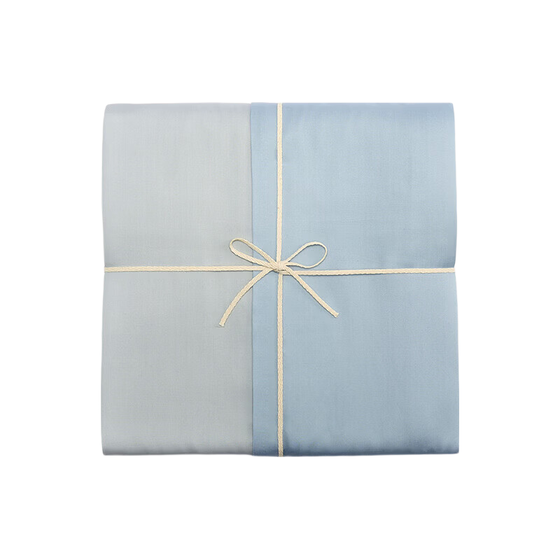MUJI Washed Lyocell Duvet Cover Single Light Blue*Blue for 150*200cm Duvet Insert