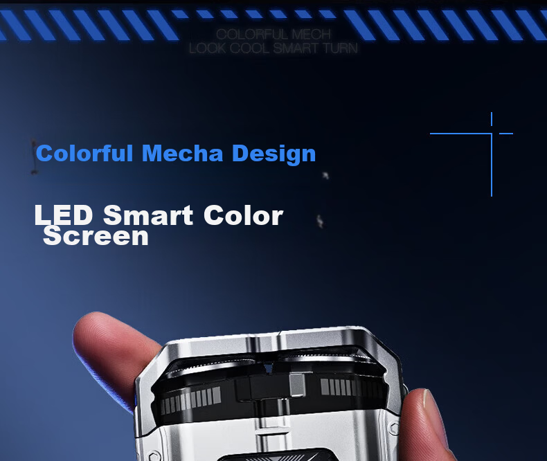 Skyworth Electric Shaver JA12 Mecha Series Portable Fast Charging Floating Blade Washable Men's Gift for Boyfriend Husband Father Graduation Gift 21