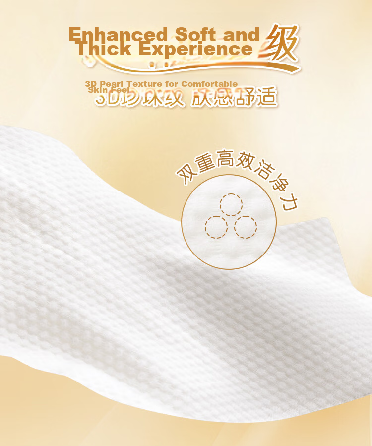 APP Facial Cleansing Wipes, 200 Sheets Per Pack, Hanging Type, Thick Disposable Face Towels 5