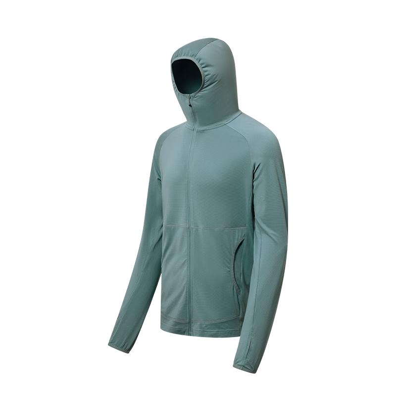 JD Jingzao Sunscreen Jacket Men Ultra-thin Breathable Summer Unisex UV Protection 2026 Mist Green L