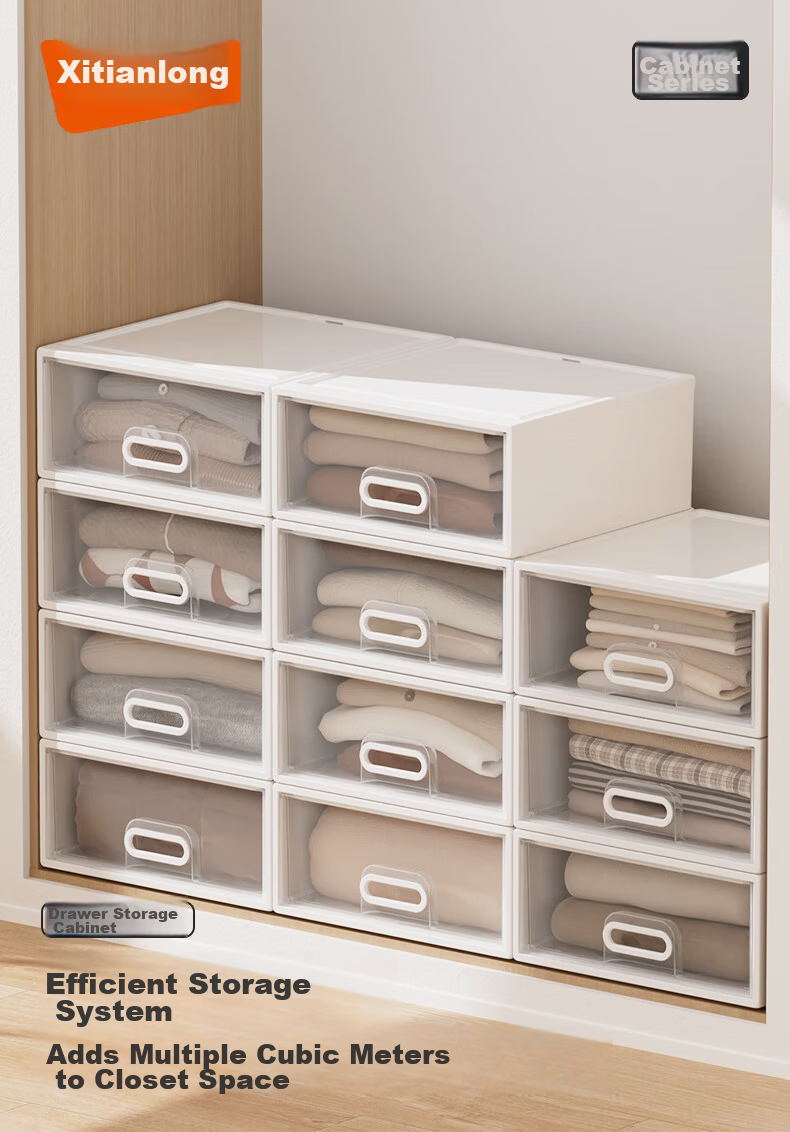 Citylong Drawer Divider Storage Box Household Wardrobe Organizer Large Capacity Storage Box 25L 1 Piece 1