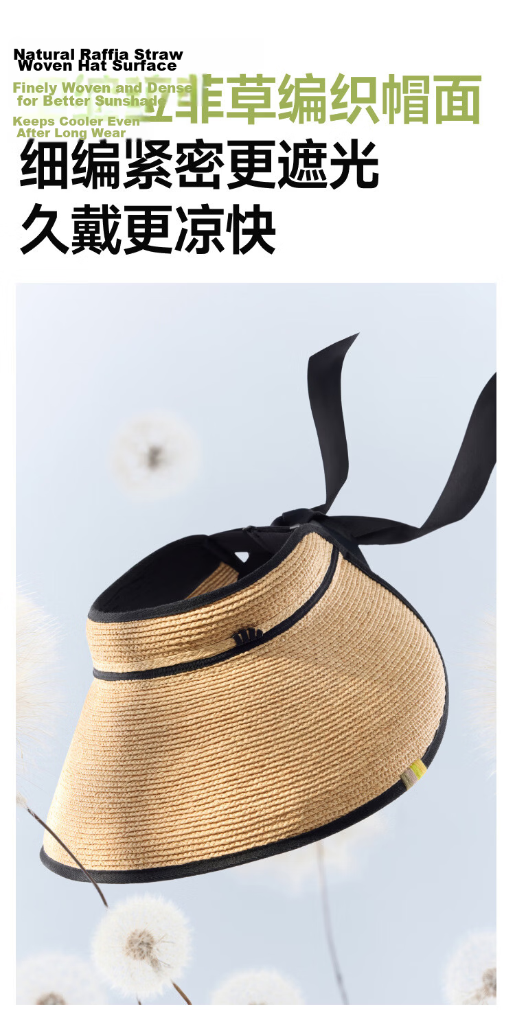 Beneunder Sun Hat, Summer UV Protection Hat for Women, Straw Hat, Wide Brim Sunhat, UV-Resistant, Egg Roll Style Hat UL558 25