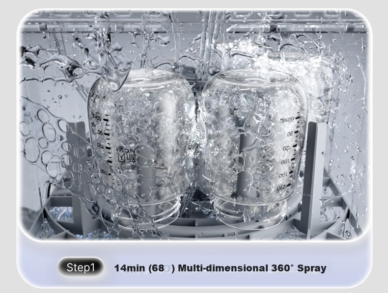 Xinbei Baby Bottle Washer and Sterilizer 2-in-1 Steam Sterilizer with Drying Function Model 8051 11