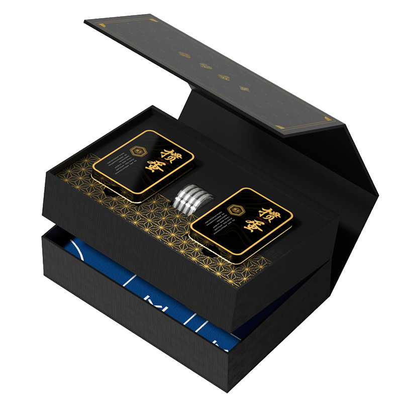 Guansheng Guandan Special Playing Cards Business Gift Box Set Competition Black Core Iron Box Poker Customizable