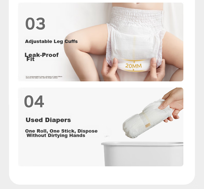 Babycare Airpro L size Mini Pack Pull-Up Diapers L22 (9-14kg) Baby Diapers Summer Ultra-Thin Breathable 27