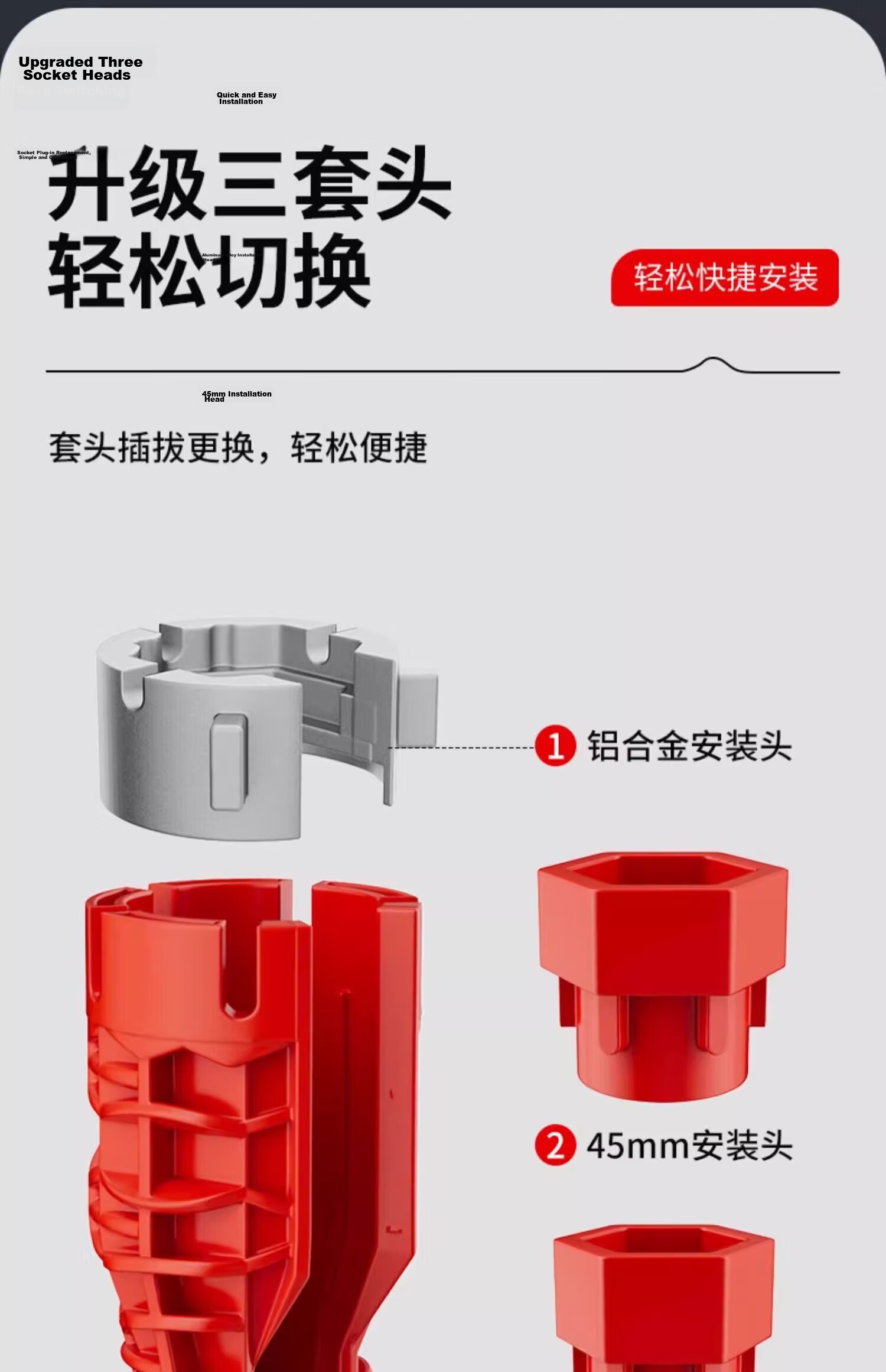 Chugong Sink Wrench Faucet Installation Removal Tool Multi-Function 8-in-1 Pipe Plumbing Universal Wrench 9
