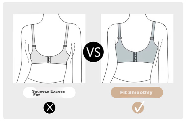 Ordifen Seamless Women's Push-Up Lifting Large Bust Minimizing 10A Antibacterial Anti-Sagging Sports Bra White XL 15