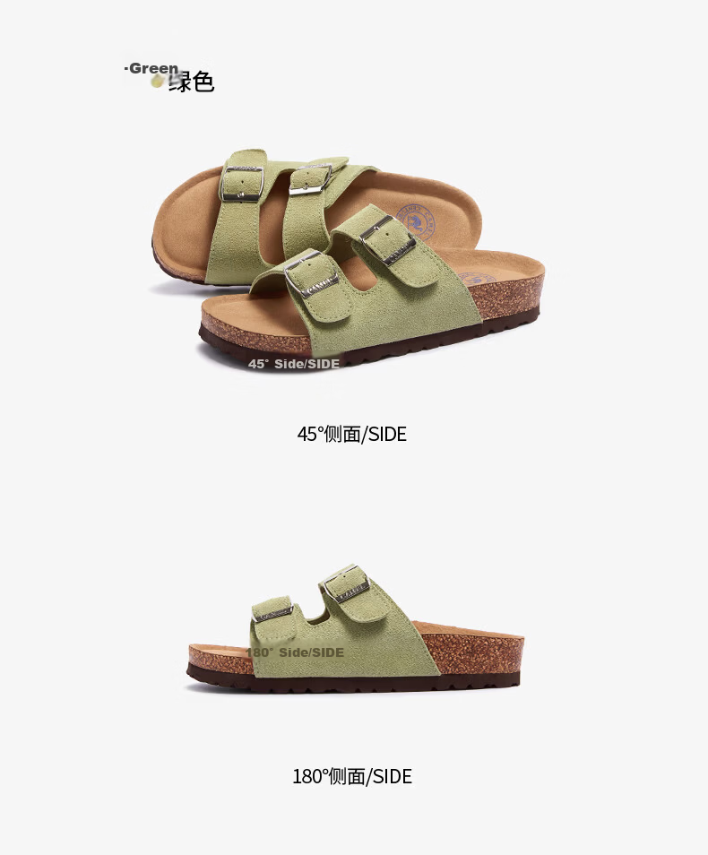CAMEL Birkenstock Style Women's Casual Thick Sole Platform Sandals L26M700064A Beige Size 38 20