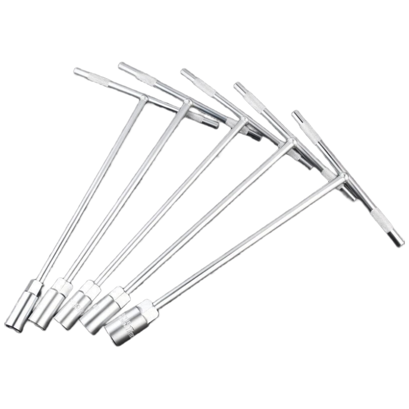 Honggong T-Type Socket Wrench Multifunctional Auto Repair Tool High Hardness Set [6+8+10+12mm] 4 Pieces