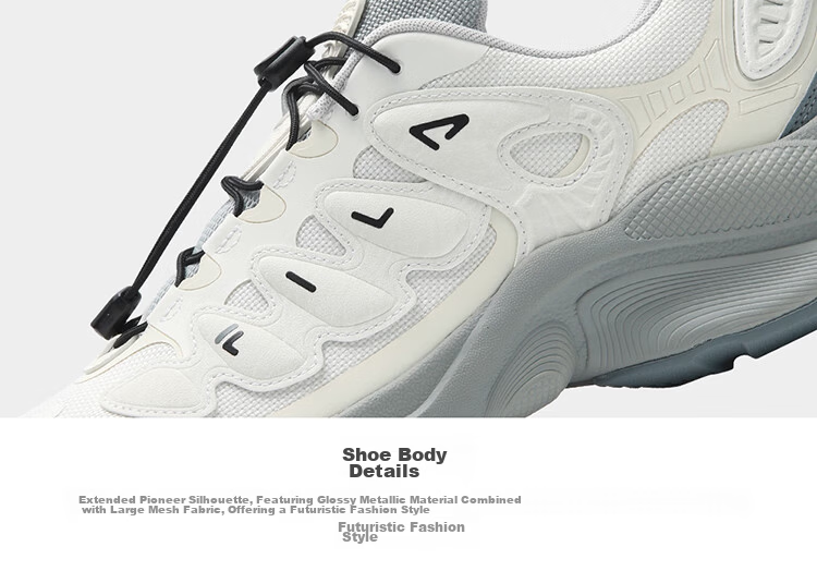 FILA Official Men's Mushroom Dad Sneakers 2026 Spring Casual Sports Shoes 42