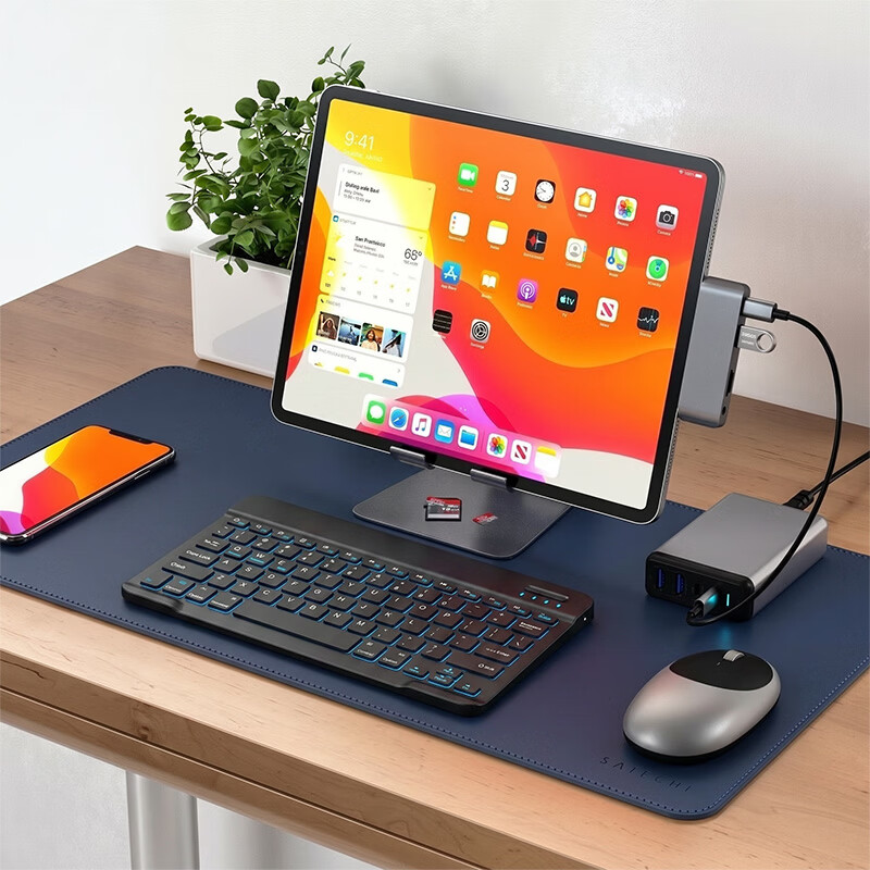 Dere 12.4-inch Tablet Bluetooth Keyboard