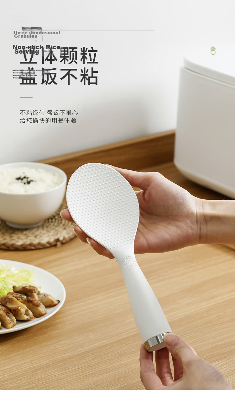 Bayco Silicone Spatula, Soup Ladle, And Strainer Set - Three-Piece Food-Grade High-Temperature Resistant Baby Food Tool Set for Non-Stick Pans BC10699 5
