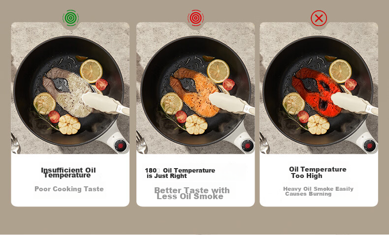 SUPOR Cast Iron 0 Fluorine Electric Wok, Detachable Electric Cooking Pot, Electric Hot Pot, Electric Steamer, Multi-Functional Home All-In Electric Cooking Pot for Steaming, Boiling And Stir-Frying 4.7L CJ30RF865 with Steamer Basket 11