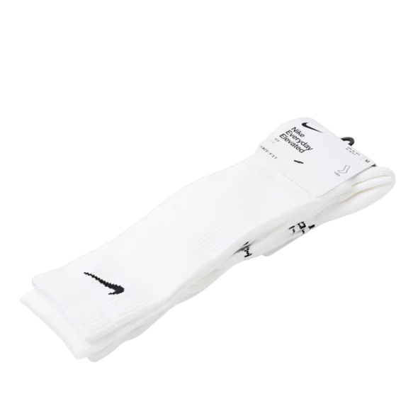 NIKE Men's Sports Socks Casual Socks 2 Pairs HQ8510-100 White Size S