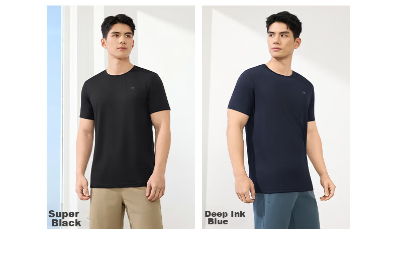 361° Men's T-Shirt Spring Summer New Quick-Dry Fitness Sports Running Casual Crew Neck Short Sleeve Top 652624118D-1 18