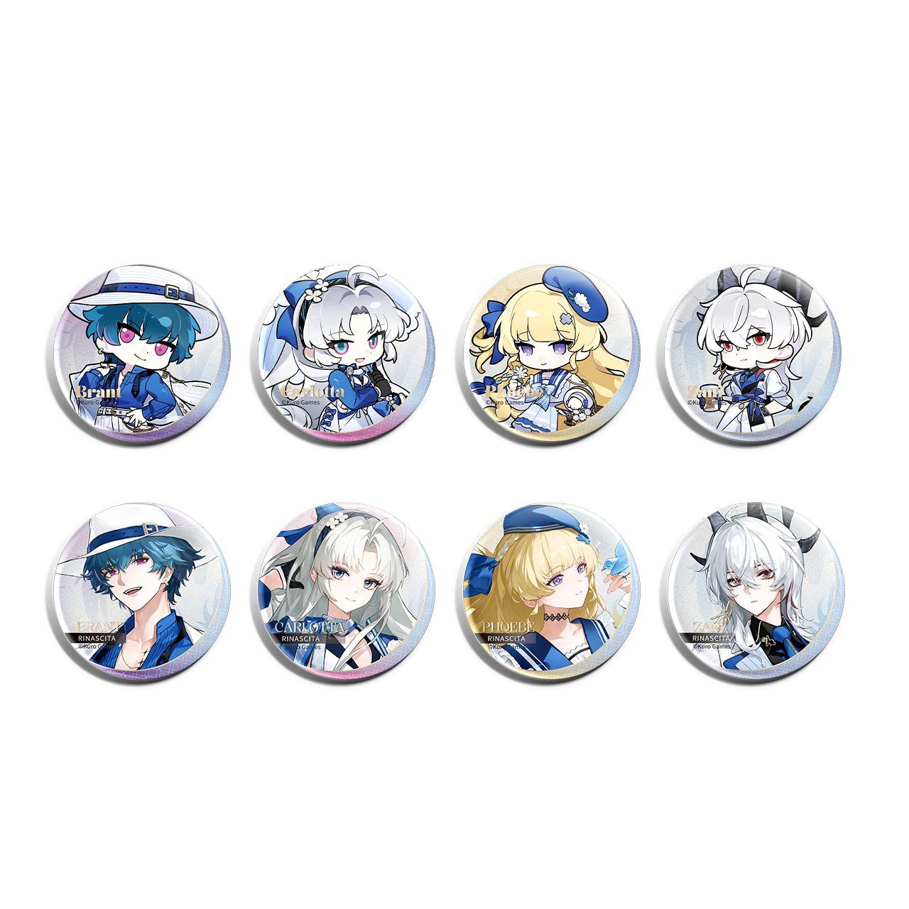 Lawson Mingchao × Lawson Resonance Supply Station Collaboration Tin Badge Blind Box (Medium Box)