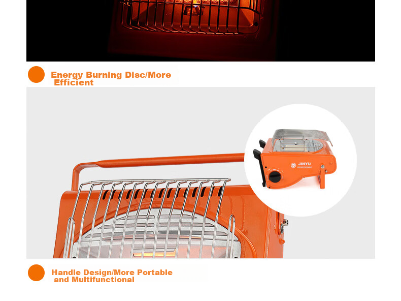Jinyu Outdoor Heater Portable Camping Tent Wild Fishing Ice Fishing Gas Stove Outdoor Heater 8