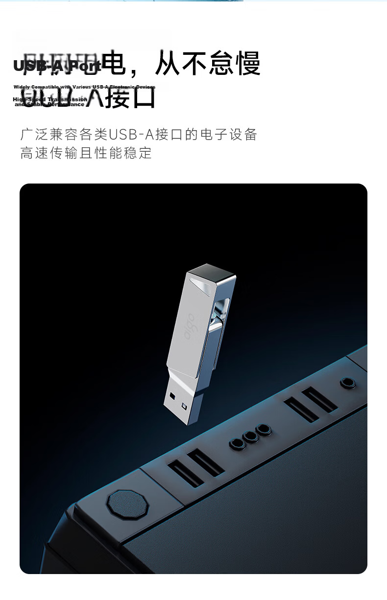 Aigo 128GB Type-C Car USB Drive Mini Compact C3C 450MB/s Read Speed Car Sentinel USB Drive Dash Cam USB Drive High-Speed Learning Office USB Flash Drive 13