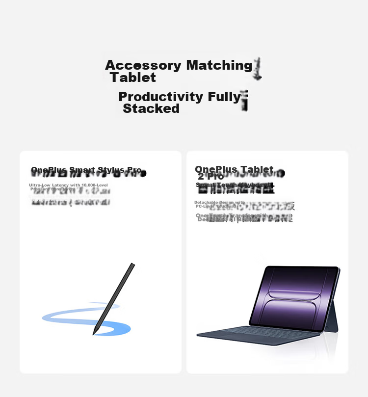 OnePlus Pad 2 Pro 13.2-inch Tablet Snapdragon 16GB+512GB Glacier Silver OPPO Tablet Gaming Office Student Tablet with National Subsidy 19