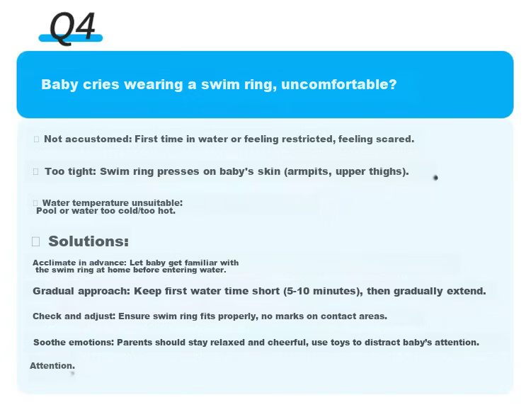 Adandyish Infant Swimming Ring for 0-6 Months Neck Ring, Newborn Swimming Ring Baby Bath Neck Ring, M Size for 5-10 Jin (2.5-5 Kg) Bear 12