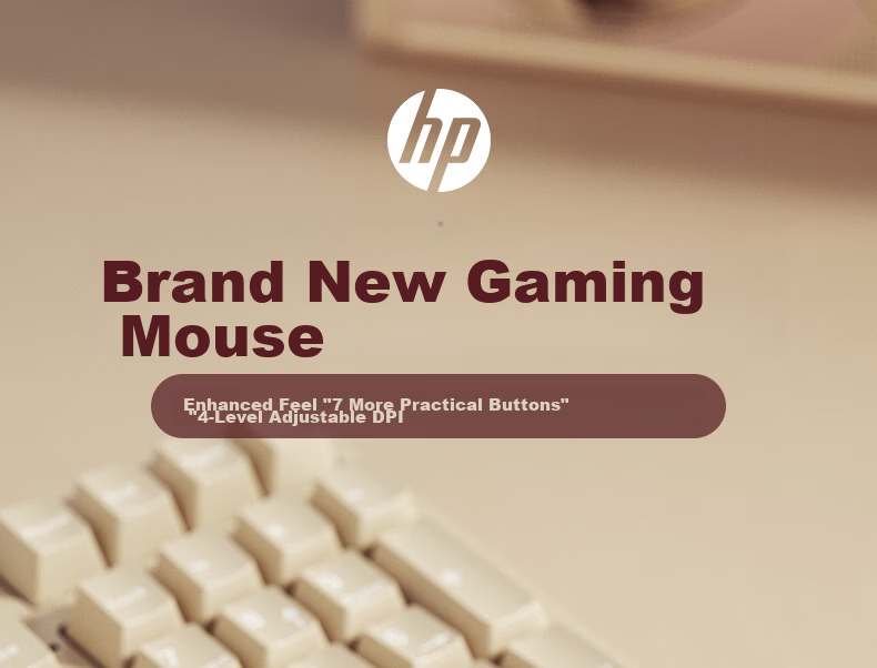 HP M220 Wired Gaming Mouse RGB Breathing Light 2400DPI Adjustable Ergonomic Mechanical Macro Programmable for Desktop Laptop PUBG LOL 1