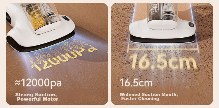 UWANT Mite Removal Device【TOP1】Xiaobaofeng Dual Cup Anti-Tangle 65℃ High-Temperature Sterilization Vacuum Cleaner 3-in-1 Mite Removal Machine High Suction Power Price Guarantee 618 7