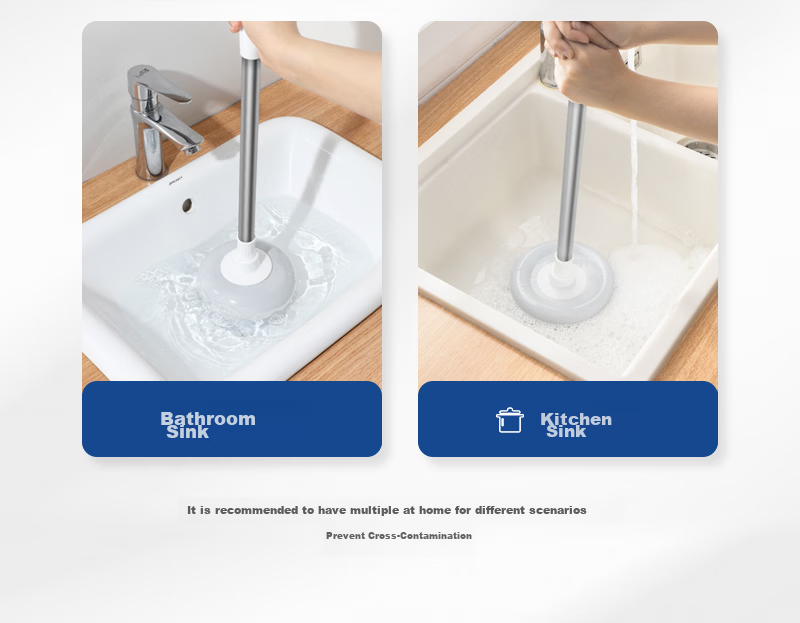 LYNN Toilet Plunger Toilet Sucker Plunger Toilet Dredge Tool Toilet Drain Opener Toilet Plunger Unblocker 15