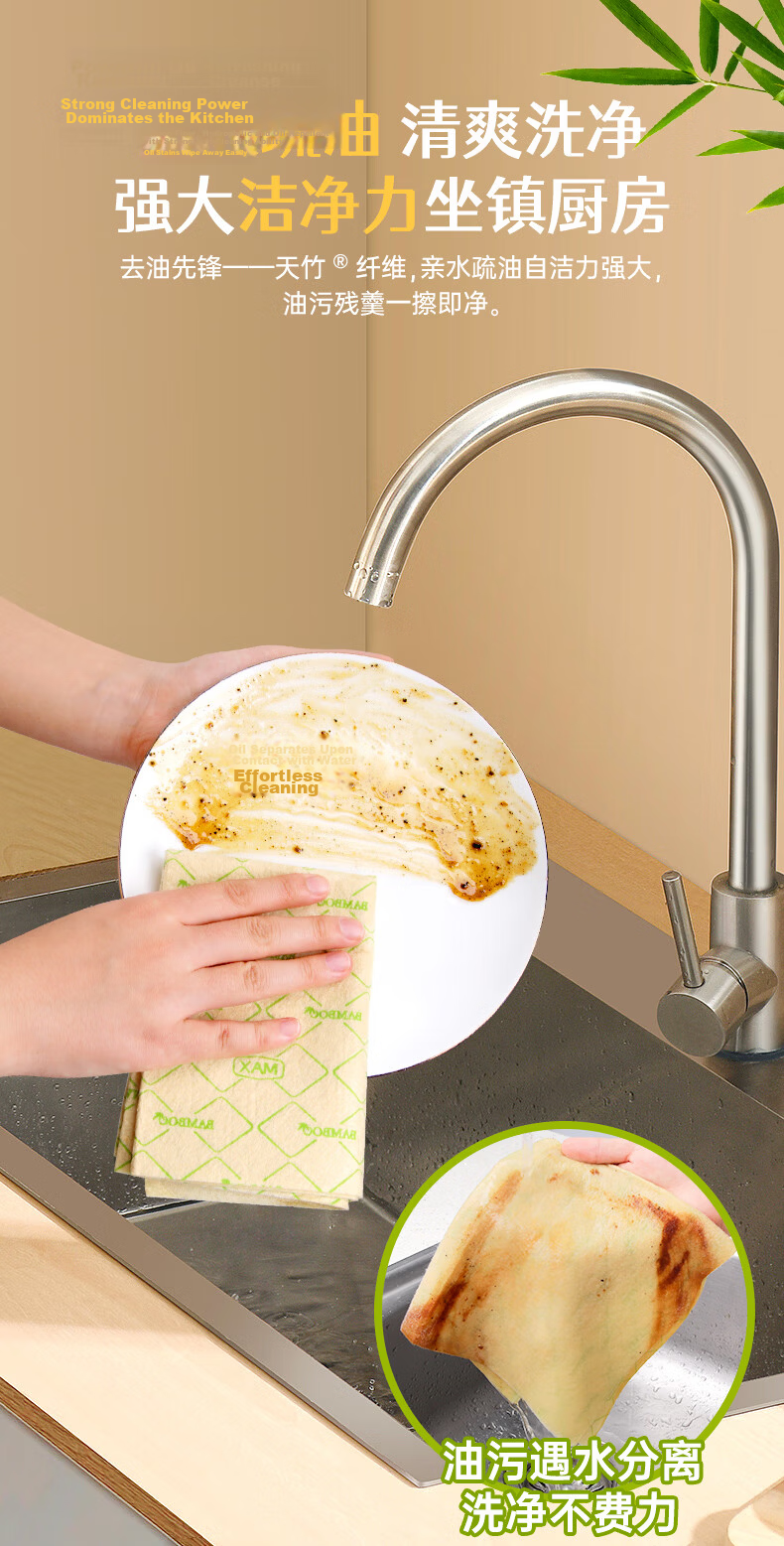 Huizao Abrasive Sponge Scrubber, 12 Pieces, Oil-Resistant Kitchen Dishwashing Cloth, Pot Scrubber, Steel Wool Alternative 6