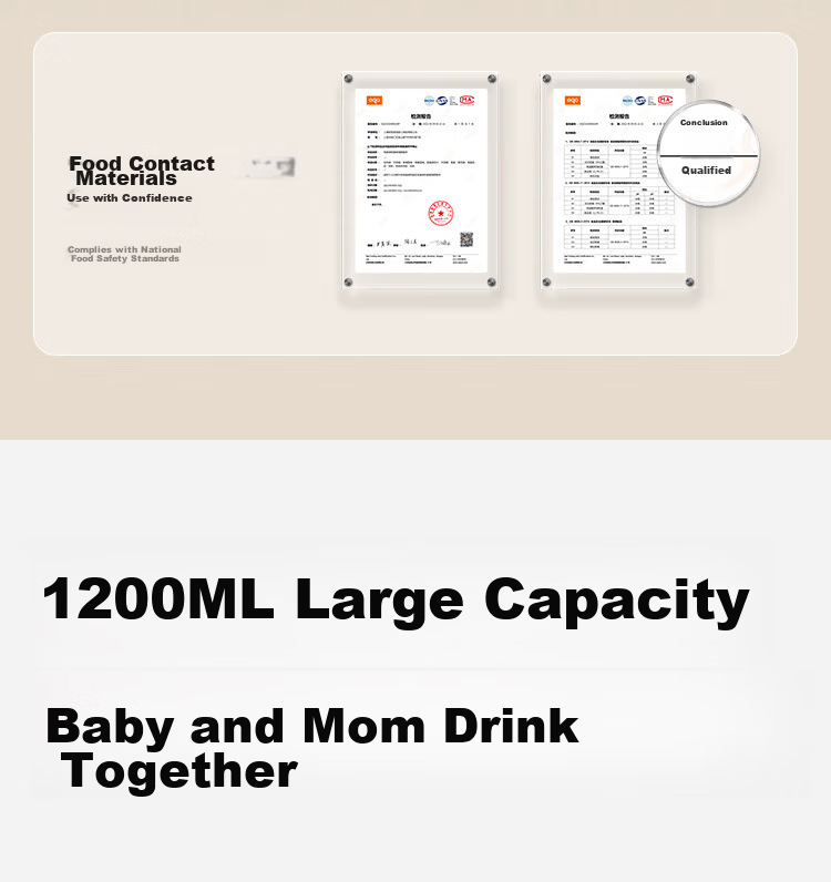 Little White Bear Thermostatic Kettle Baby Milk Warmer Bottle Milk Powder Brewing Kettle 1.2L Electric Kettle 0857 14