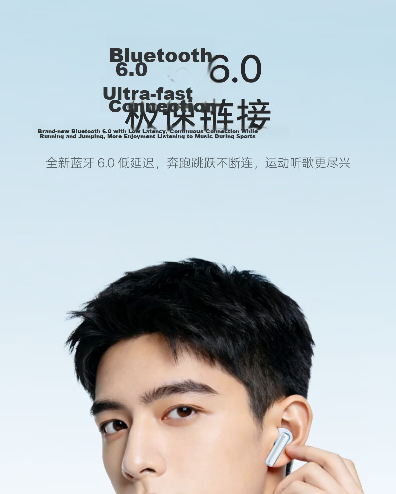 Soaiy MT5 Semi In-Ear True Wireless Bluetooth Earphones 2026 New Model Premium Sound Quality Long Battery Life AI Translation Noise-Cancelling Call Compatible with Apple Huawei Xiaomi Birthday Gift Si 9