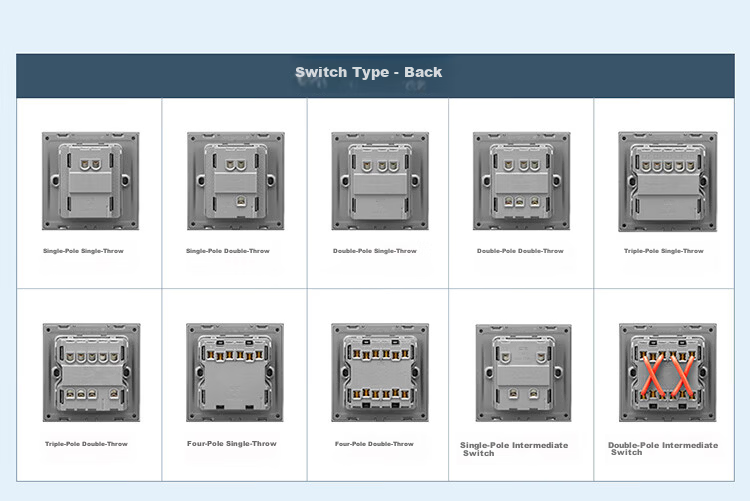 BULL Switch Socket Butterfly Ultra-thin Series 10A Angled Five-hole Socket G57Z223A Distant Mountain Gray Pack of 10 25