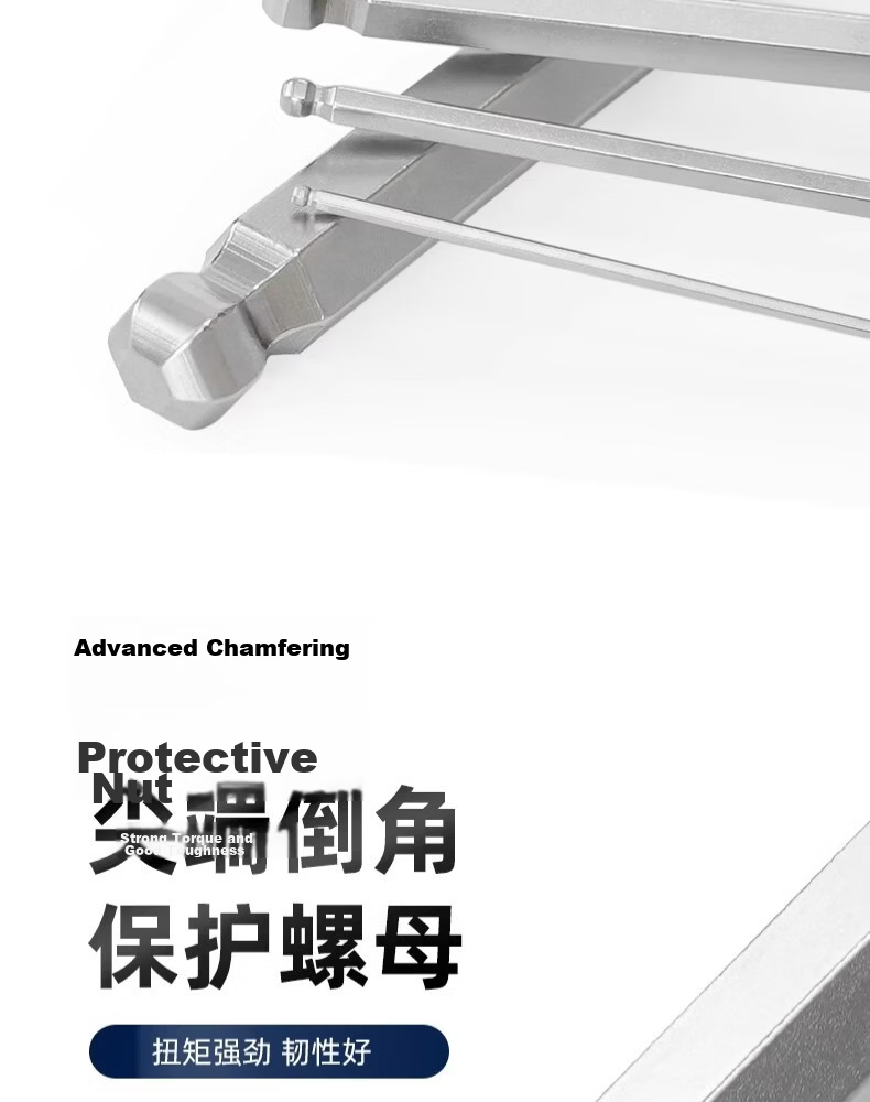 Great Wall Matte Finish Extra Long Hex Ball End Allen Wrench Hexagon Screwdriver Tool 30mm 340230 6