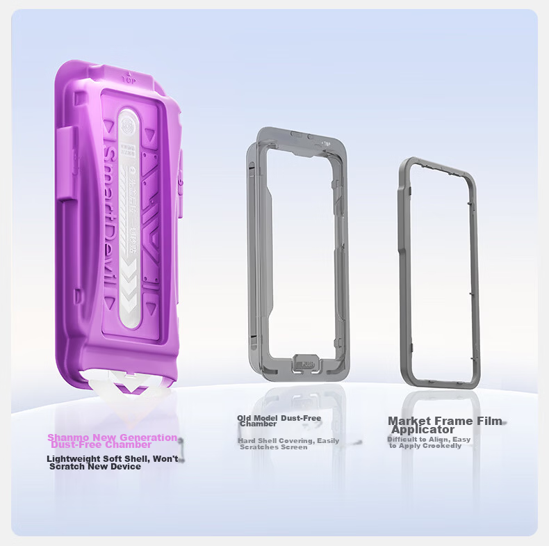 Flash Magic [No Black Edges, No Screen Obstruction] Tempered Glass Screen Protector for iPhone 17/16 Pro, Explosion-Proof, Anti-Fingerprint, Easy Installation 12